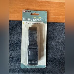 🆕 Ozark Trail Black Utility Strap with Adjustable Length